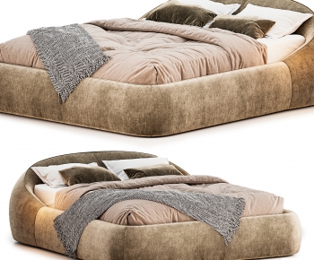 Modern Double Bed-ID:553951985