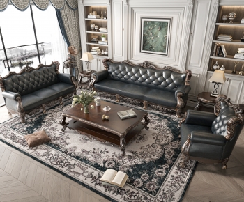 American Style Sofa Combination-ID:741579561