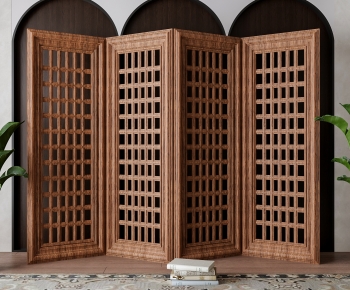 Nordic Style Wooden Screen Partition-ID:940975901