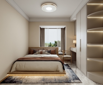 New Chinese Style Bedroom-ID:616595037