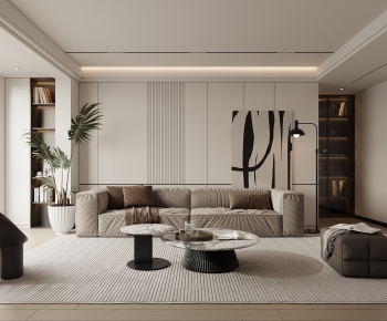 Modern A Living Room-ID:484255088