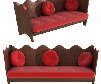 Modern Three-seat Sofa-ID:525115013