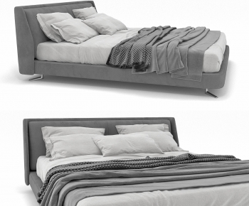 Modern Double Bed-ID:795124056