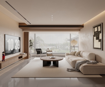 Wabi-sabi Style A Living Room-ID:470900069