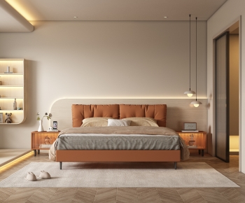 Wabi-sabi Style Bedroom-ID:308062083