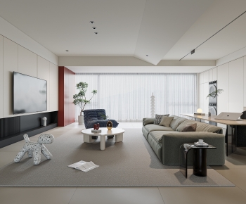 Modern A Living Room-ID:571353915