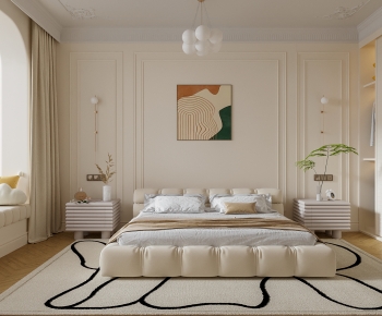 Modern French Style Bedroom-ID:266947986