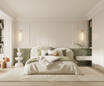 Modern French Style Bedroom-ID:469799072