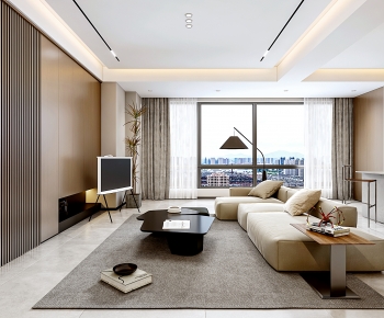 Modern A Living Room-ID:563680899