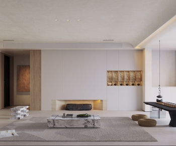 Wabi-sabi Style A Living Room-ID:337893017