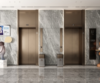 Modern Elevator Hall-ID:594242108