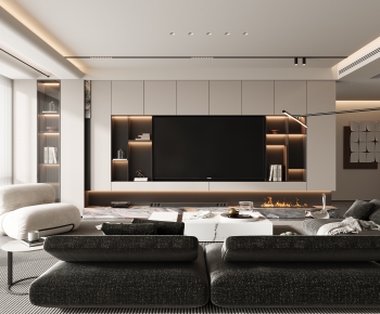 Modern A Living Room-ID:520960095