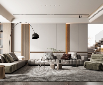 Modern A Living Room-ID:265798098