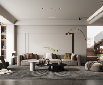 Modern A Living Room-ID:373397115