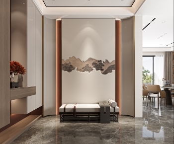 New Chinese Style Hallway-ID:812722924