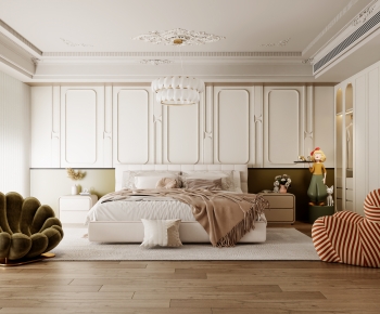 French Style Bedroom-ID:616571906