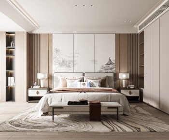 New Chinese Style Bedroom-ID:416565905