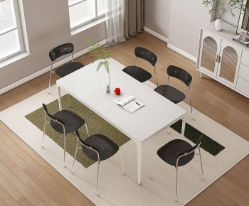 Modern Dining Table And Chairs-ID:932816982