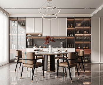 Modern New Chinese Style Dining Room-ID:233503107