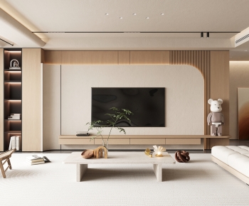 Wabi-sabi Style A Living Room-ID:810367113