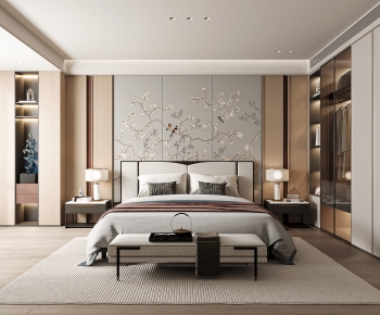 New Chinese Style Bedroom-ID:776603947