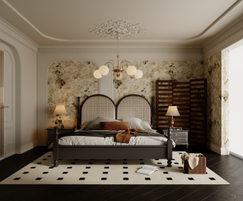 French Style Bedroom-ID:621138109