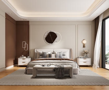 Simple European Style Bedroom-ID:174073931