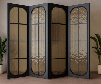 French Style Glass Screen Partition-ID:921732903