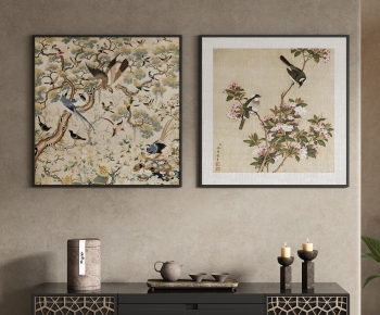 中式花鸟装饰挂画-ID:764959109