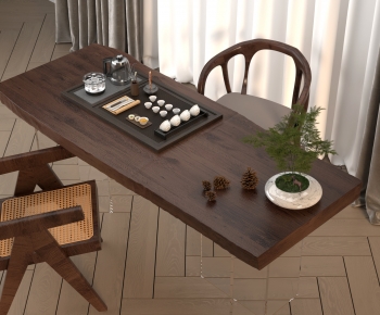 New Chinese Style Tea Tables And Chairs-ID:229042055