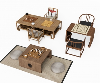 Modern Entertainment Table And Chair-ID:206715118