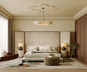 Wabi-sabi Style Bedroom-ID:344547996