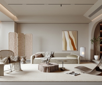 Wabi-sabi Style A Living Room-ID:793916945