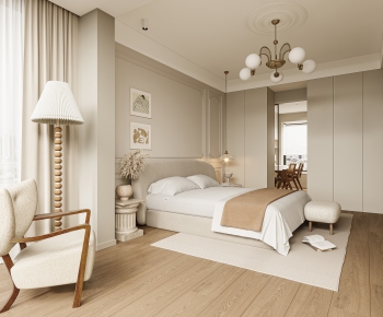Modern French Style Bedroom-ID:251518968