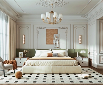 French Style Bedroom-ID:455631978