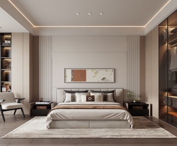New Chinese Style Bedroom-ID:210406069