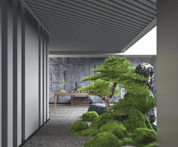 New Chinese Style Plant Landscaping-ID:239336013