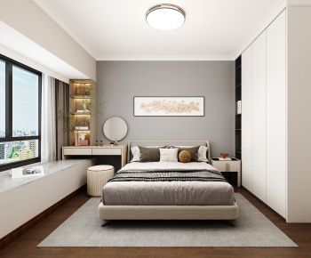 New Chinese Style Bedroom-ID:901369091