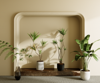 Modern Ground Green Plant Potted Plants-ID:162959114