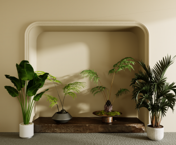 Modern Ground Green Plant Potted Plants-ID:366311177
