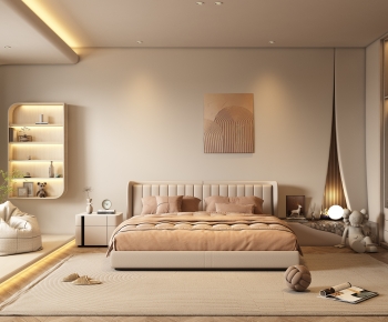 Modern Wabi-sabi Style Bedroom-ID:823821071