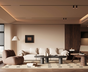 Wabi-sabi Style A Living Room-ID:184966096