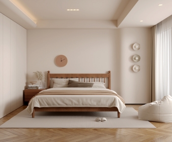 Modern Wabi-sabi Style Bedroom-ID:509080925