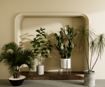 Modern Ground Green Plant Potted Plants-ID:820848945