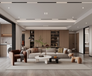 Modern A Living Room-ID:594501978