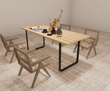 Nordic Style Dining Table And Chairs-ID:762612105