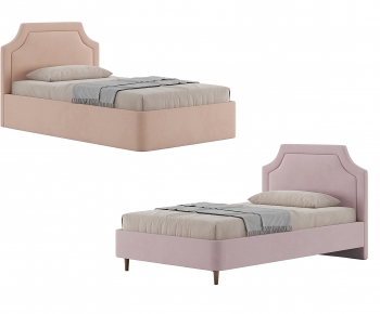 Nordic Style Single Bed-ID:635554082