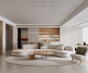 Modern A Living Room-ID:696281914