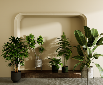 Modern Ground Green Plant Potted Plants-ID:947902926