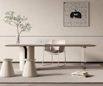 Modern Computer Desk And Chair-ID:180248983